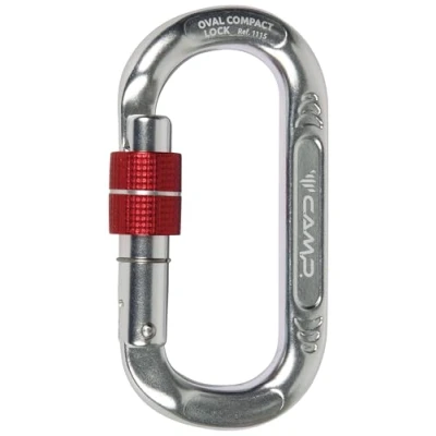 Abbildung von C.A.M.P. Oval Compact Lock Karabiner, poliert, Einheitsgröße