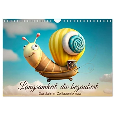 Abbildung von Langsamkeit, die bezaubert. Das Jahr im Zeitlupentempo. (Wandkalender 2025 DIN A4 quer), CALVENDO Monatskalender