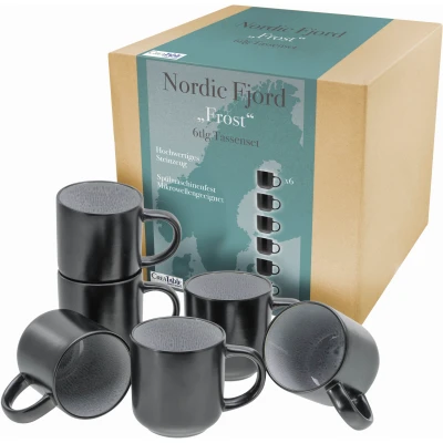 Abbildung von CreaTable Becher &quot;Nordic Fjord&quot;, (Set, 6 tlg.), Kaffeebecher, Tassen Set, teilig, 285 ml