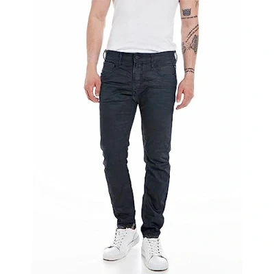 Abbildung von Replay Herren Jeans Johnfrus Skinny Fit, Dark Blue 007 (Blau), 32W / 32L