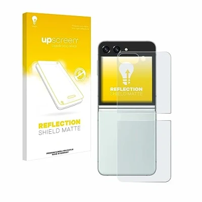 Abbildung von upscreen Entspiegelungs Schutzfolie für Samsung Galaxy Z Flip 5 (Rückseite) Displayschutz Folie Matt [Anti Reflex, Anti Fingerprint]