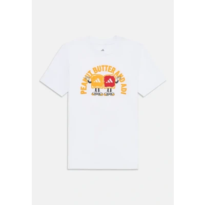 Abbildung von adidas Performance FOOD Junior Unisex Sport Tshirt für Kinder, Größe: 128, White