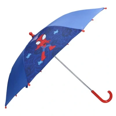 Abbildung von Vadobag Stockregenschirm Kinderschirm Regenschirm Spiderman Spidey Sky Defenders, Druck