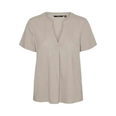 Abbildung von Vero Moda Vmmymilo Bluse, Damen, Größe: XXL, Silver lining