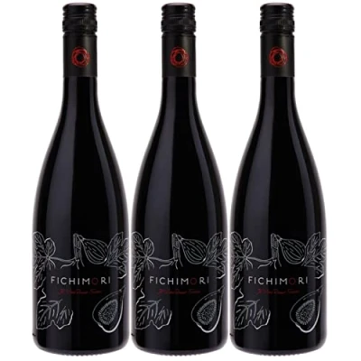 Abbildung von Tormaresca Antinori Fichimori Negroamaro Salento IGT Rotwein Wein Trocken Italien I Visando Paket (3 x 0,75l)