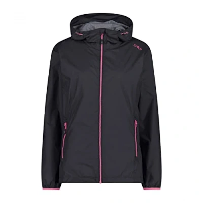 Abbildung von C46P Damen Damenjacke 46it Regenkapuze Regenjacke, Anthrazit, 46 EU