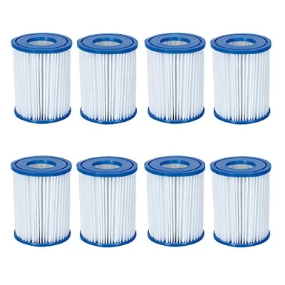 Abbildung von 8 Stück Bestway Filter Kartuschen für Pool Swimmingpool Pumpen / Gr. 2