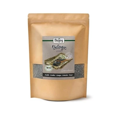 Abbildung von Biojoy BIO Linsen Beluga (1,5 kg), getrocknet und ganz, schwarz, ohne Zusätze