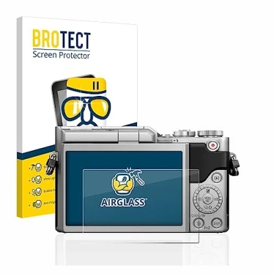 Abbildung von BROTECT Schutzglas für Panasonic Lumix DC GX880 Schutzfolie Panzer Folie Glas [Extrem Kratzfest 9H, Anti Fingerprint, Ultra Transparent]