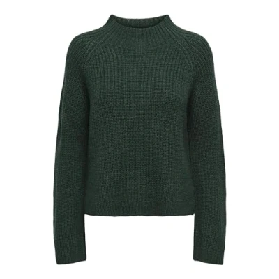 Abbildung von JDY Jdyjusty TINE SLIT Strickpullover, Damen, Größe: XS, Pine grove