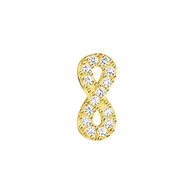 Abbildung von THOMAS SABO Single Ohrstecker Infinity/Unendlichkeitsschleife, H2216 051 14, 414 mit Zirkonia (synth)