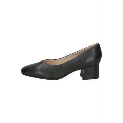Abbildung von CAPRICE Damen Pumps aus Leder mit Blockabsatz, Blau (Ocean Nappa), 38.5 EU