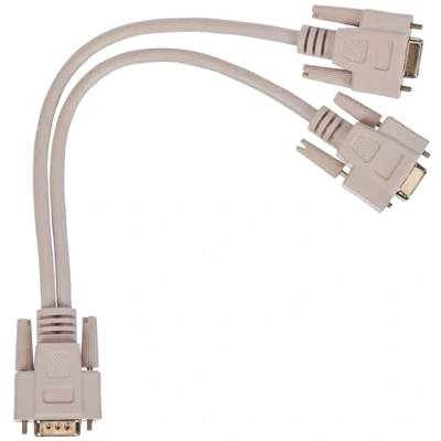 Abbildung von Inline InLine® VGA Y Adapterkabel, Stecker auf 2x Buchse Computer Kabel