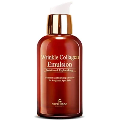 Abbildung von THE SKIN HOUSE Wrinkle Collagen Emulsion (130 ml, 4.40 fl.oz.) Anti Falten Fördert die Elastizität der Haut Kollagen Lotion zur Straffung