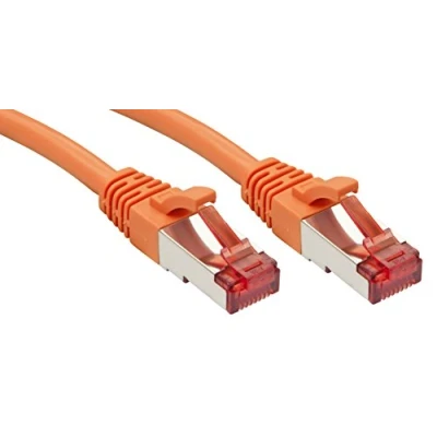 Abbildung von LINDY 47806 0.5m Cat.6 S/FTP Netzwerkkabel, orange, 3 Stück