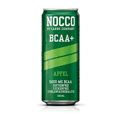 Abbildung von NOCCO BCAA Drink inkl. Pfand Geschmacksrichtung Apfel Fitness mit Aloe Vera Zuckerfrei &amp; Koffeinfrei No Carbs Company