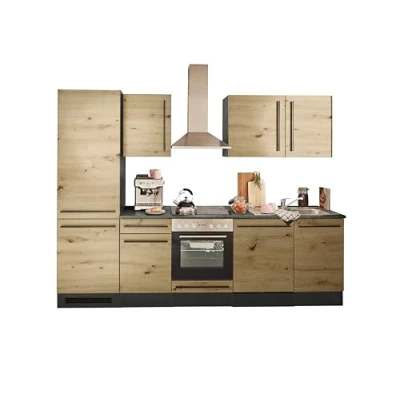 Abbildung von BASIC by Balculina Küchenzeile &quot;Jazz&quot;, Breite 280 cm, wahlweise mit E Geräten