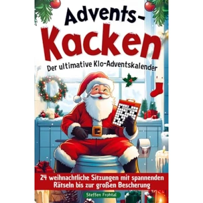 Abbildung von Advents Kacken: Der ultimative Klo Adventskalender 24 weihnachtliche Sitzungen mit spannenden Rätseln bis zur großen Bescherung: Das witzige Geschenk für Männer und Frauen
