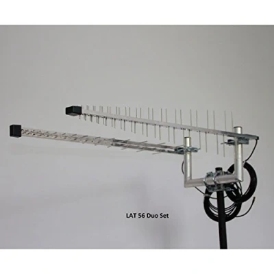 Abbildung von WITTENBERG K 102864 10 LAT 56 Universal Antenne Duo Set (LTE 800, GSM 900, DCS1800, UMTS, 3G, WiFi) auch für LTE2