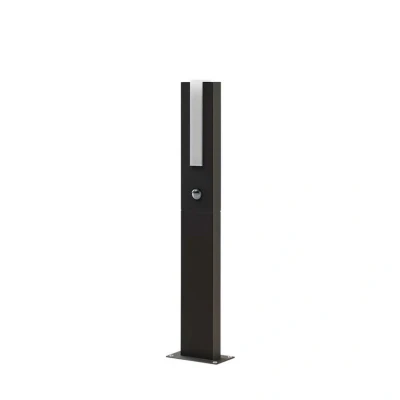 Abbildung von Lucande LED Wegeleuchte Virgalia, 65 cm, Aluminium, Sensor