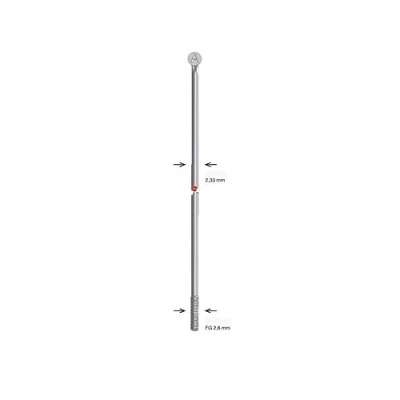 Abbildung von Speichen 185 13 Alpina Raggi Ø2.33mm FG 2,6 Galvanisiert (144 Stück)