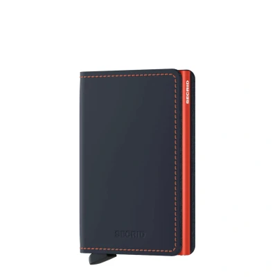 Abbildung von Secrid Slimwallet Portemonnaie Matte blue &amp; orange