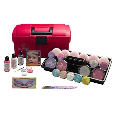 Abbildung von Eulenspiegel 299562 Schminkkoffer Just Pink, Schminkset, Karneval, Kinderschminken, Mottoparty, Halloween