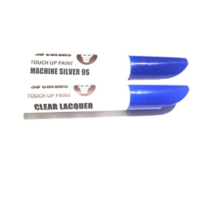 Abbildung von SD COLORS Neue Ausbesserungsfarbe MASCHINENSILBER 9S Reparatur KRATZEN 12ml FARBCODE (Farbe+KLARLACK)