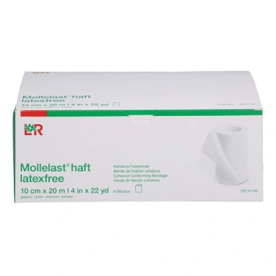 Abbildung von Mollelast haft Binden latexfrei 10 cmx20 6 St