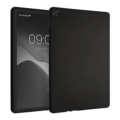 Abbildung von kwmobile Schutzhülle kompatibel mit Huawei MatePad SE Hülle Silikon Tablet Cover Case Schwarz matt