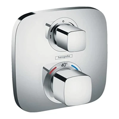 Abbildung von hansgrohe Brausethermostat &quot;Ecostat E&quot;, Unterputz für 2 Funktionen, chrom