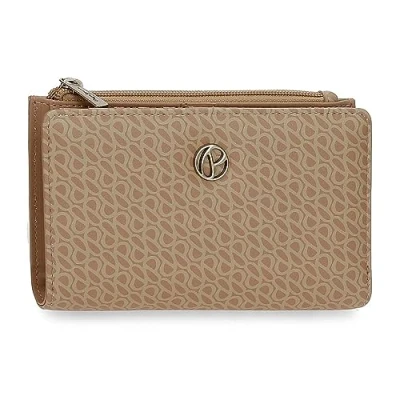 Abbildung von Pepe Jeans Megan Geldbörse mit Kartenfach, braun, 17 x 10 2 cm, Kunstleder, Talla única, Brieftasche Kartenhalter