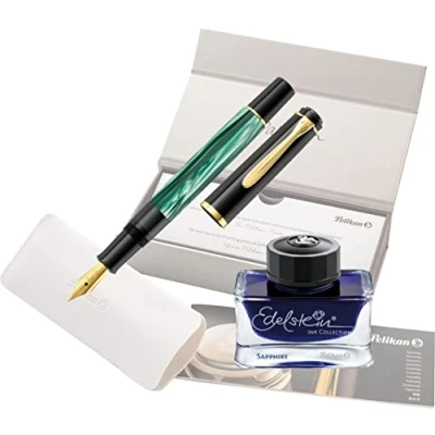 Abbildung von Pelikan Kolbenfüller Classic M200 grün