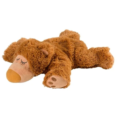 Abbildung von Warmies® Wärmekissen Sleepy Bear braun, Kräuter, für die Mikrowelle und den Backofen