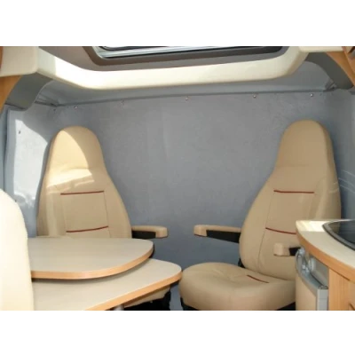 Abbildung von Hindermann Thermovorhang für Fiat Ducato ab Baujahr 07/2006 hellgrau
