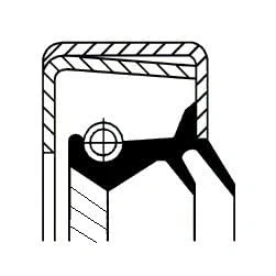 Abbildung von Wellendichtring, Differential CORTECO 49498452