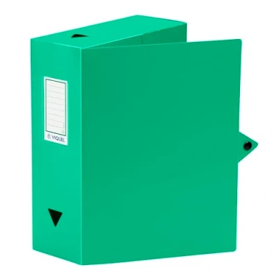 Abbildung von Viquel Class Doc Heftbox Polypropylen, Rücken 100 mm grün