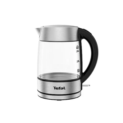 Abbildung von Tefal KI772D, 1,7 l, 2400 W, Edelstahl, Transparent, Glas, Wasserstandsanzeige, Überhitzungsschutz