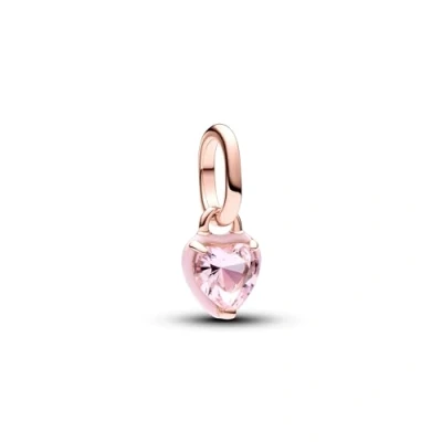 Abbildung von Pandora Bead ME Mini Charm Pink Heart 783042C01 rosévergoldet