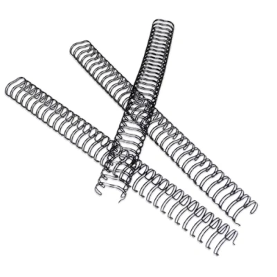 Abbildung von Rayson WR34143BK 100DE Drahtbinderücken A4, 14,3mm Schwarz, 3:1 Teilung, 34 Drahtringe, 100 Stück