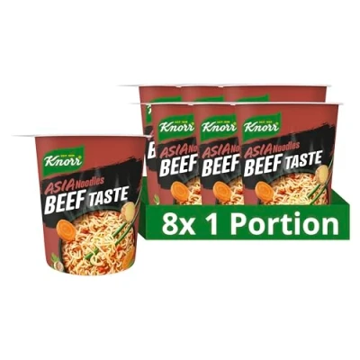 Abbildung von Knorr Asia Noodles Instant Nudeln Beef Taste leckere fertig in nur 3 Minuten 8x 63 g