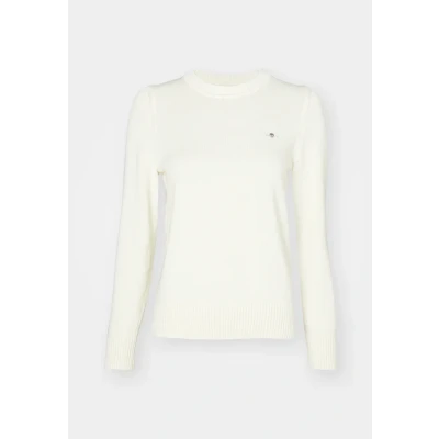 Abbildung von Gant Rundhalspullover CLASSIC COTTON C NECK mit Zopfstrickmuster