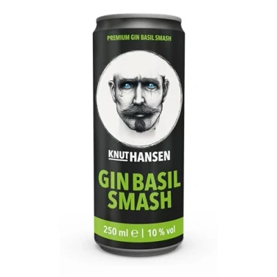 Abbildung von KNUT HANSEN GIN Basil Smash Die neue Dose mit orignal DRY 10% vol. 1 x 250ml