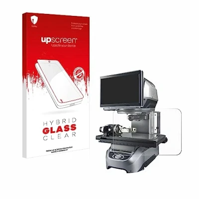 Abbildung von upscreen Schutzglas für Keyence IM 8030 Glasplatte Schutzfolie, Glas Folie [Klar, 9H Panzerschutz, Anti Fingerprint]