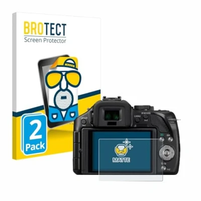 Abbildung von BROTECT Entspiegelungs Schutzfolie für Panasonic Lumix DMC G5 (2 Stück) Matte Displayschutz Folie, Anti Reflex, Fingerprint