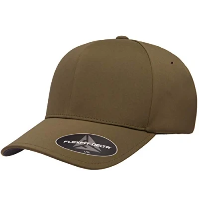 Abbildung von Flexfit Herren Delta Seamless Cap Baseballkappe, Oliv/Blatt für Mich (Leaf It to Me), L/XL