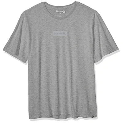 Abbildung von Hurley Herren T Shirts M DRI FIT O&amp;O S Box S/S Tee, Dark Grey Htr, S, BV1905