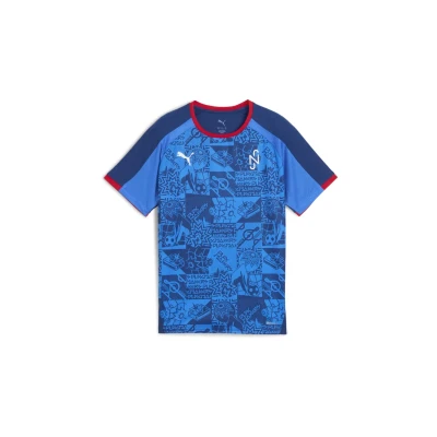 Abbildung von PUMA Neymar Jr Playmaker Fußballtrikot Teenager, Kleidung, Blazing Blau/Weiß/Ultra Blau, 13 14Y