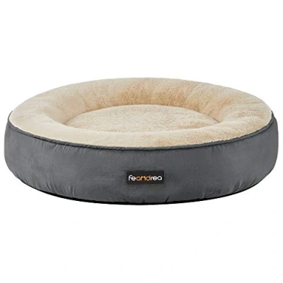 Abbildung von Feandrea Hundebett, Katzenbett, Donut, Ø 60 cm, dunkelgrau PGW060G02
