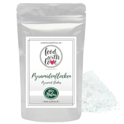 Abbildung von FWL Pyramidenflocken Indisches Flor de Sal/Fleur Sel (Salzblume) Food with Love Pyramidensalz 250g